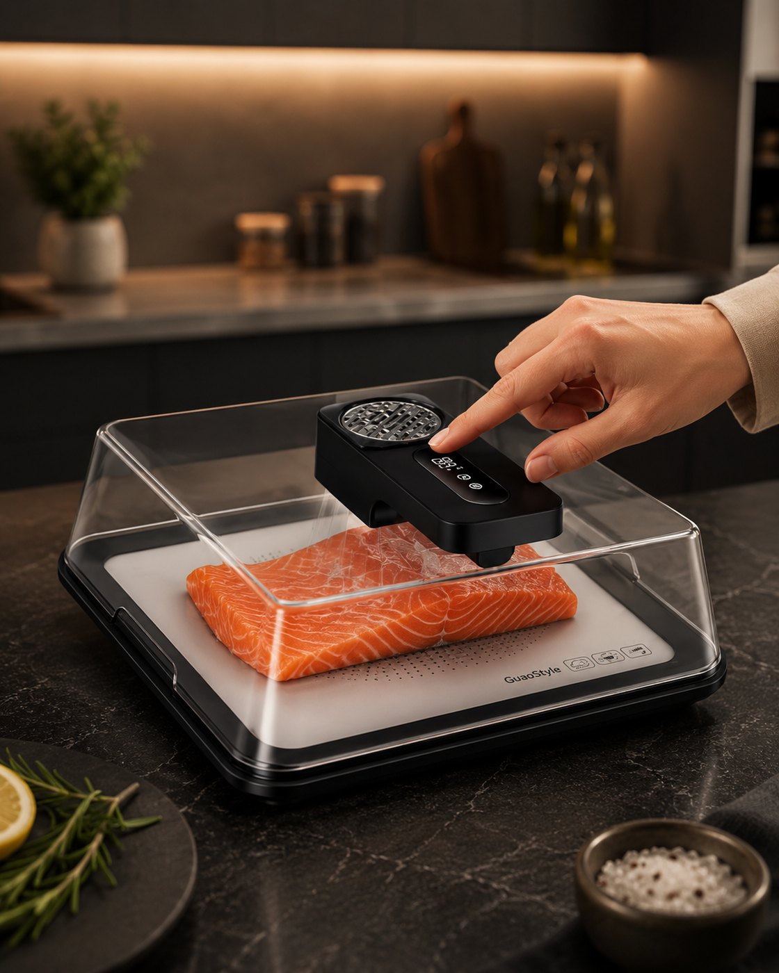 Descongelador Rápido para Carne y Pescado — Sin Microondas